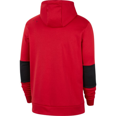 Jordan Air Therma Fleece Pullover Hoodie "Red"