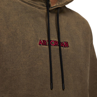 Jordan AJ5 Graphic Fleece Pullover Hoodie "Black"