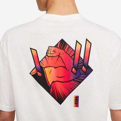 Jordan Dri-FIT Zion Herren SS T-Shirt "White"