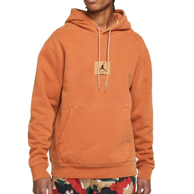 Jordan Flight Heritage Washed Fleece Pullover Hoodie (220)