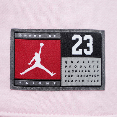 Jordan Girls HRR Logo 23 Fleece Pullover Hoodie "Pink Foam"