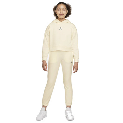 Jordan Girls Jumpman Essentials Boxy Pollover "Pale Ivory"