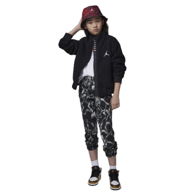 Jordan Girls Jumpman High Pile Sherpa Jacke "Black"