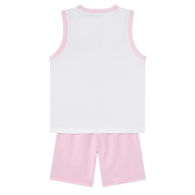 Jordan Infants HBR DNA Muscle Tank und Short "Pink Foam-White"