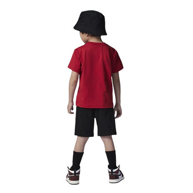 Jordan Infants Jumpman Jumbo Tee und Tee Kurz "Black-Gym Red"