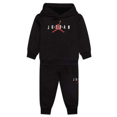 Jordan Infants Jumpman Sustainable Pullover Kapuze und Joggers Set "Black"