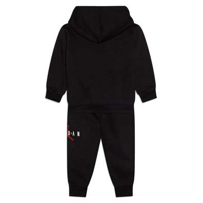 Jordan Infants Jumpman Sustainable Pullover Kapuze und Joggers Set "Black"