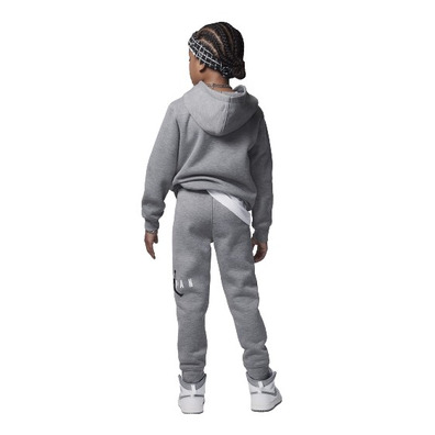 Jordan Infants Jumpman Nachhaltige Pullover Kapuze und Jogger Set "Carbon"