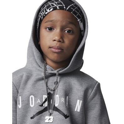 Jordan Infants Jumpman Nachhaltige Pullover Kapuze und Jogger Set "Carbon"