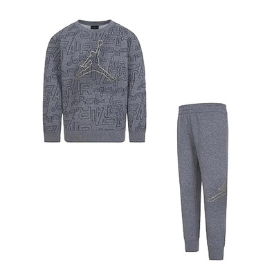 Jordan Infants Jumpman Take Flight Crew Neck Und Joggers Set "Carbon"