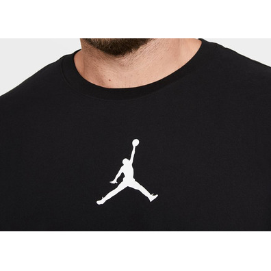 Jordan Jumpman Dri-FIT Kurzarm Crew "Schwarz"