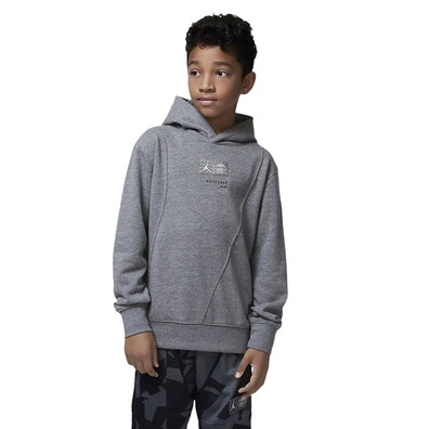 Jordan Kids Paris Saint-Germain Französisch Terry Pullover Hoodie "Carbon"