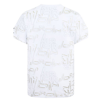 Jordan Kids Air JDB Clear Lane AOP Logo T-Shirt "White"