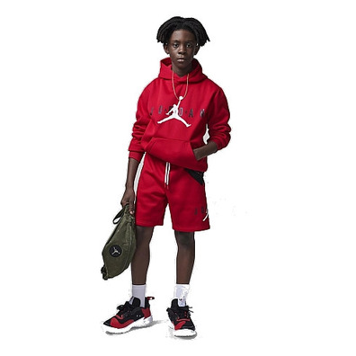 Jordan Kids Jumpman Logo Nachhaltige Fleece Shorts \\'Red\ \'