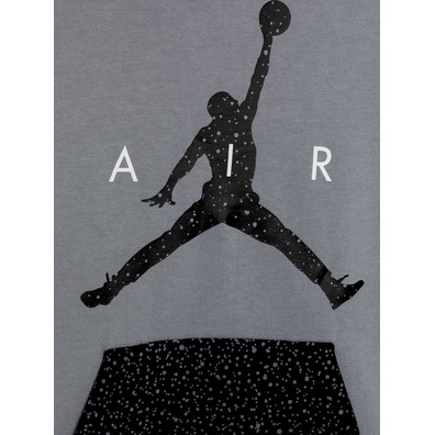 Jordan Kids Air Speckle Fleece Pullover Hoodie "Carbon"