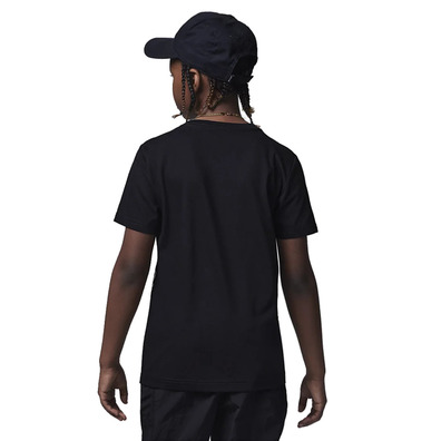 Jordan Kids Halftone Flight Logo Tee "Schwarz"