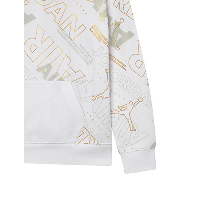 Jordan Kids Holiday Shine Air AOP Hoodie "Gold"