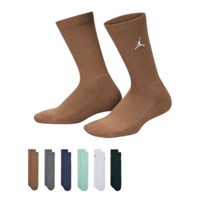 Jordan Kids JDB Alltag Essentials Crew 6 PPack Socken "Oxidized Green"