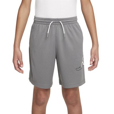 Jordan Kids Jumping Big Air Logo Mesh Short "Smoke grey"