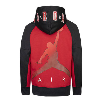 Jordan Kids Jumpman Big Sport Therma FZ Hoodie "Gym Red"