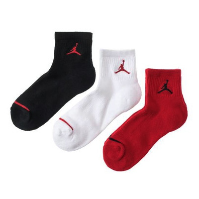 Jordan Kinder Jumpman Crew Knöchel Quarter Socken 3 Paar