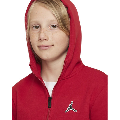 Jordan Kids Jumpman Essentials FZ Hoodie "Gym Red"