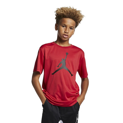 Jordan Kids Jumpman Logo Dri-FIT Tee "Gym Red"