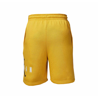 Jordan Kinder Jumpman Logo Nachhaltige Fleece Shorts "Yellow Ocre"