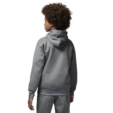 Jordan Kinder Jumpman Logo Nachhaltige Hoodie "Smoke Grey"