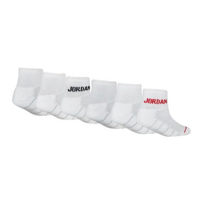 Jordan Kids Legend Viertel Socken 6 Paar "Weiß"