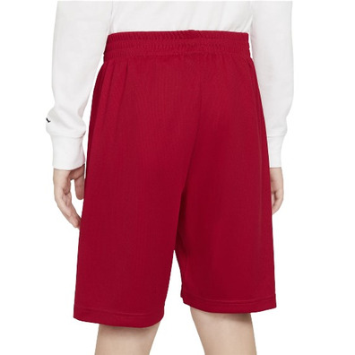 Jordanien Kinder Vert Mesh Short "Gym Red"