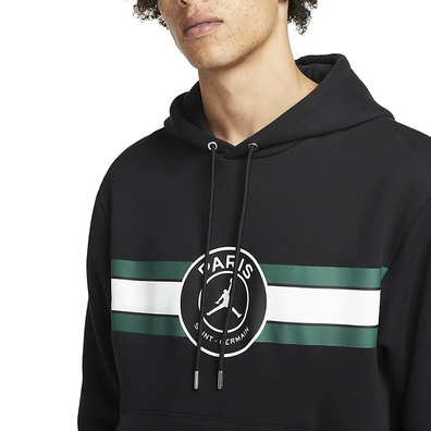 Jordan Paris Saint-Germain Herren Fleece Pullover Hoodie "Black"