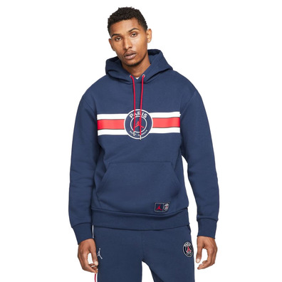 Jordan Paris Saint-Germain Herren Fleece Pullover Hoodie "Navy"