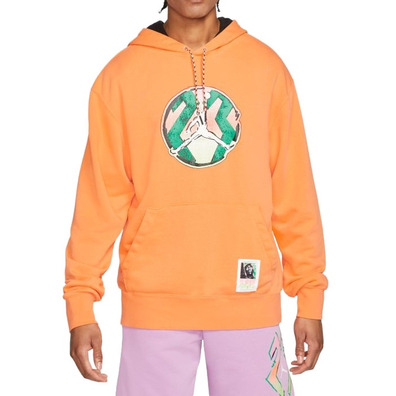 Jordan Sport DNA Herren washed Pullover Hoodie "Atomic Orange"