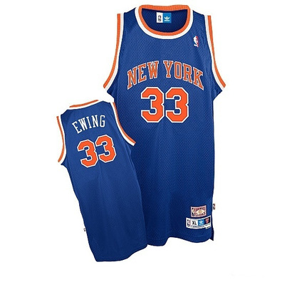 Adidas Camiseta Swingman Pat Ewing Knicks (blau/orange)