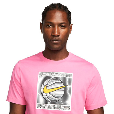 Herren Basketball T-Shirt "Pink Ball"