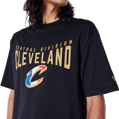 Neu Era Cleveland Cavaliers NBA Paris Spiele Überdimensionales T-Shirt