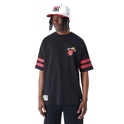 Die neue Ära Miami Heat Arch Graphic Oversized T-Shirt