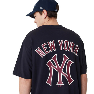 New Era MLB New York Yankees Großes Logo übergroßes T-Shirt