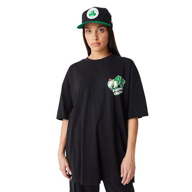 Neu Era NBA Boston Celtics Arch Wordmark Oversized T-Shirt