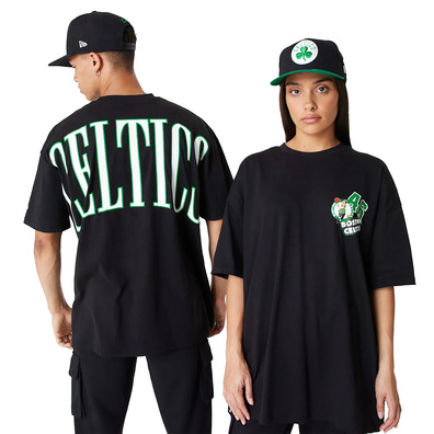 Neu Era NBA Boston Celtics Arch Wordmark Oversized T-Shirt