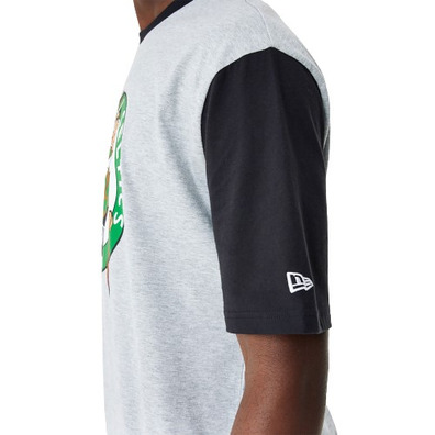 Neu Era NBA Boston Celtics Colour Block Oversized T-Shirt