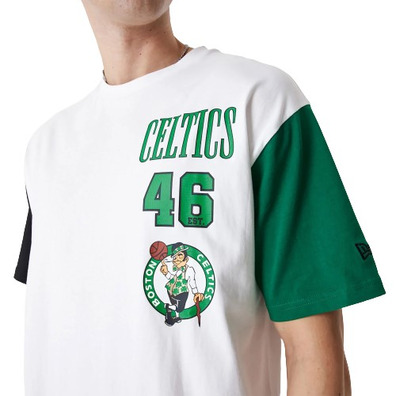 Neue Era NBA Boston Celtics Schnitt Sew überdimensional T-Shirt