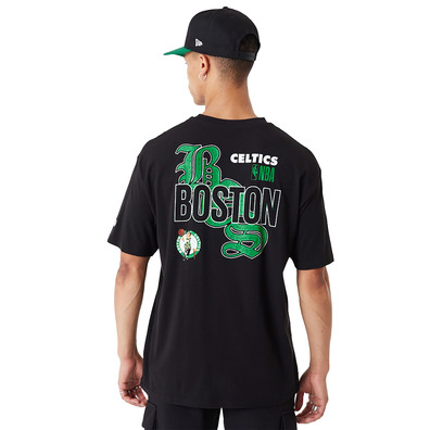 New Era NBA Boston Celtics Team Graphic Oversized T-Shirt