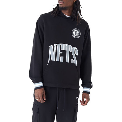 New Era NBA Brooklyn Nets Arch Graphic Oversized Pullover Hoodie