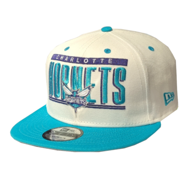 Neu Era NBA Charlotte Hornets Retro Titel 950 9Fifty Kappe