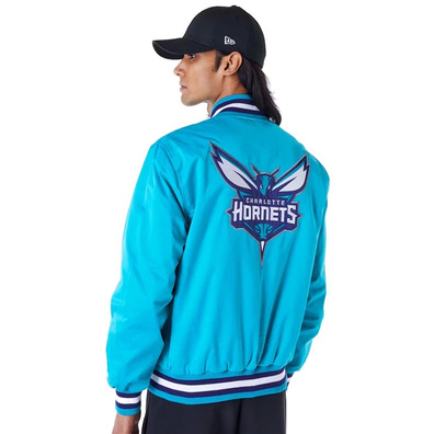 Neuzeit NBA Charlotte Hornets Satin Bomberjacke "Turquoise"