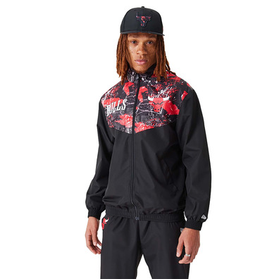 Neue Era NBA Chicago Bulls AOP Panel Track Jacket