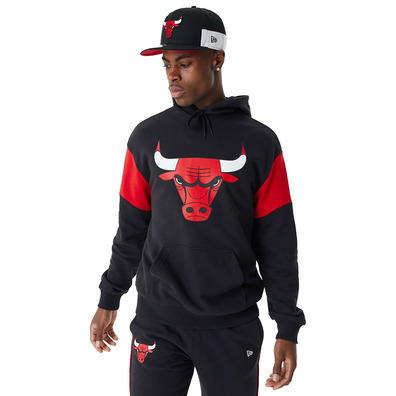 Neu Era NBA Chicago Bulls Farbblock überdimensional Hoodie