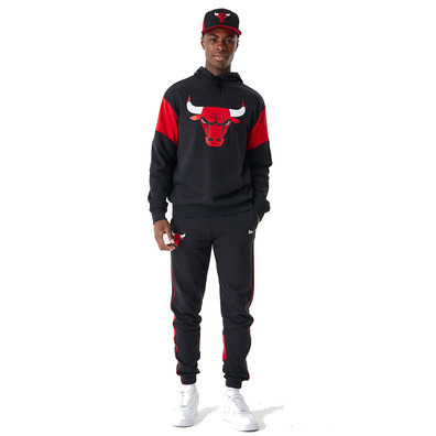 Neu Era NBA Chicago Bulls Farbblock überdimensional Hoodie